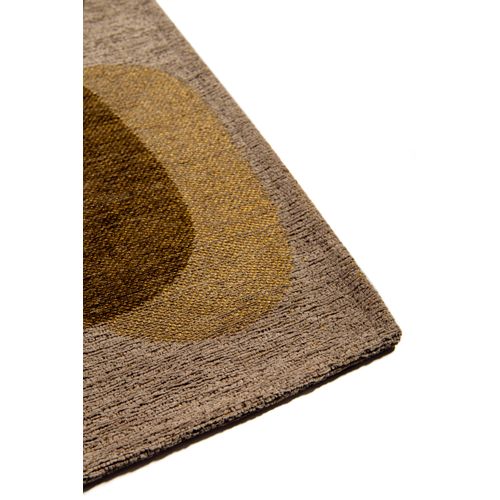 Tapis De Salon Moderne Tissé Plat Black Spice En Polyester - Marron - 200x280 Cm