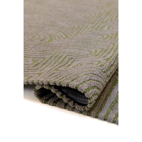 Tapis De Salon Moderne Tissé Plat Habanero En Polyester - Vert - 170x240 Cm