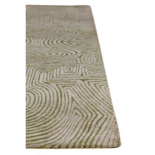 Tapis De Salon Moderne Tissé Plat Habanero En Polyester - Vert - 170x240 Cm