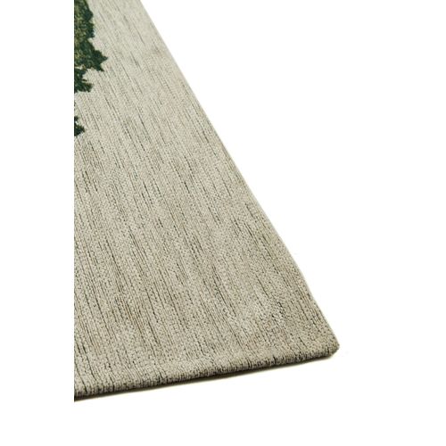 Tapis De Salon Moderne Tissé Plat Yoyo En Polyester - Vert - 240x340 Cm