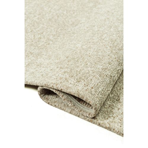 Tapis De Salon Moderne Tissé Plat Smog En Polyester - Beige - 240x340 Cm