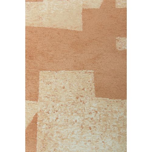 Tapis De Salon Moderne Tissé Plat Spring En Polyester - Orange - 200x280 Cm