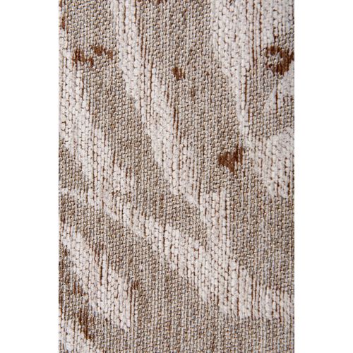 Tapis De Salon Moderne Tissé Plat Savane En Polyester - Marron - 170x240 Cm