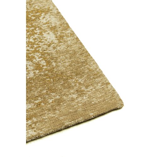 Tapis De Salon Moderne Tissé Plat Terra En Polyester - Jaune - 170x240 Cm