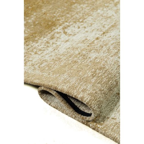 Tapis De Salon Moderne Tissé Plat Terra En Polyester - Jaune - 170x240 Cm