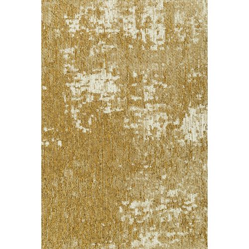 Tapis De Salon Moderne Tissé Plat Terra En Polyester - Jaune - 170x240 Cm