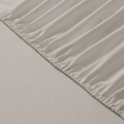 Vision Drap Housse 100% Coton - 160x200 Cm - Mastic