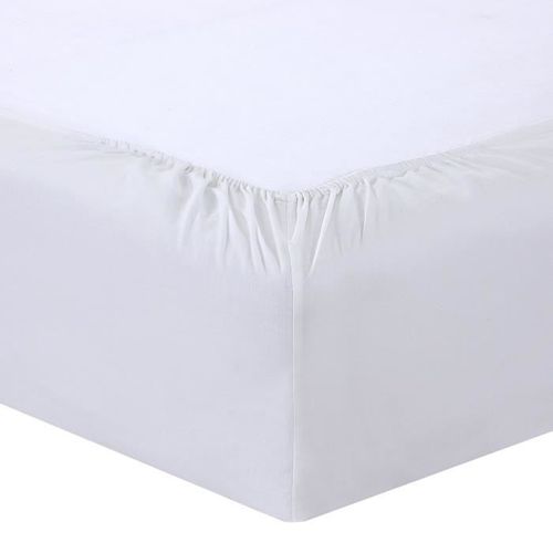 Vision Drap Housse 160x200 cm Blanc