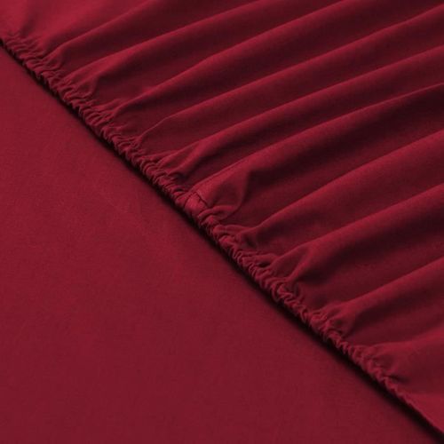Vision Drap Housse 160x200 cm Rouge