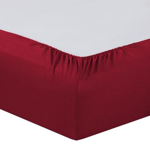 Vision Drap Housse 160x200 cm Rouge
