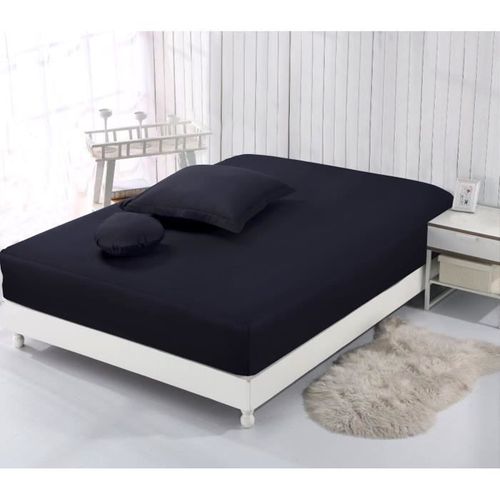 Vision Drap Housse 180x200 cm Noir
