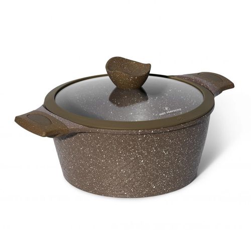 Cocotte Et Couvercle 24 Cm Marron - Tous Feux Dont Induction Just Perfecto Jl-33
