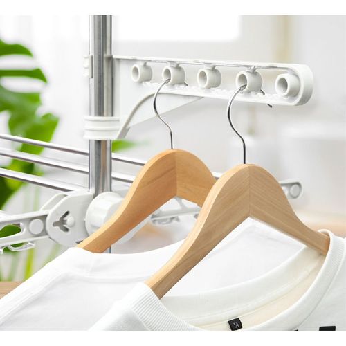 Séchoir Multifonctions 20m D'étendage Blanc Herzberg Hg5015-wht