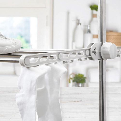 Séchoir Multifonctions 20m D'étendage Blanc Herzberg Hg5015-wht