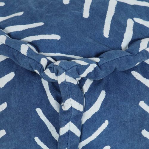 Splendide Pouf Cube En Coton