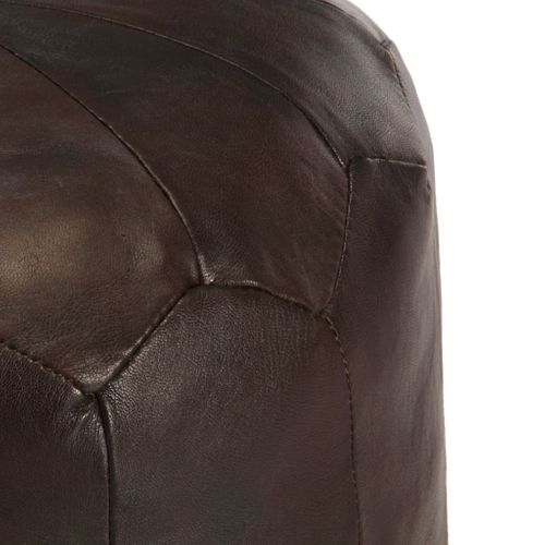 Joli Pouf 40 X 35 Cm Marron F