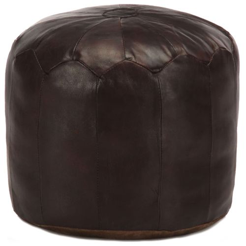 Joli Pouf 40 X 35 Cm Marron F