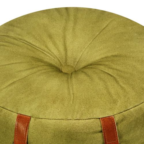 Moderne Pouf Vert 40 X 40 Cm