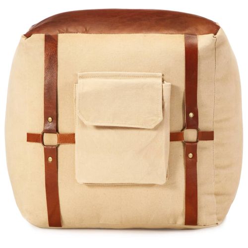 Joli Pouf Sable 40 X 40 X 40