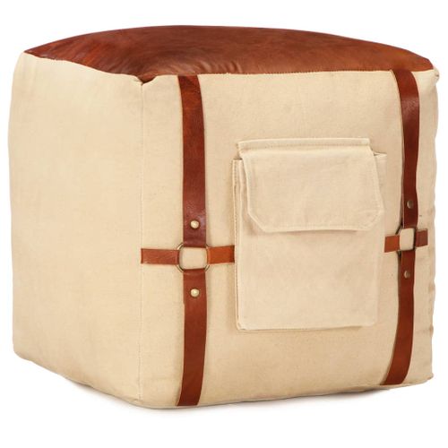 Joli Pouf Sable 40 X 40 X 40