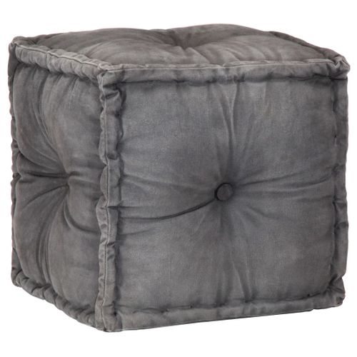 Moderne Pouf Anthracite 40 X