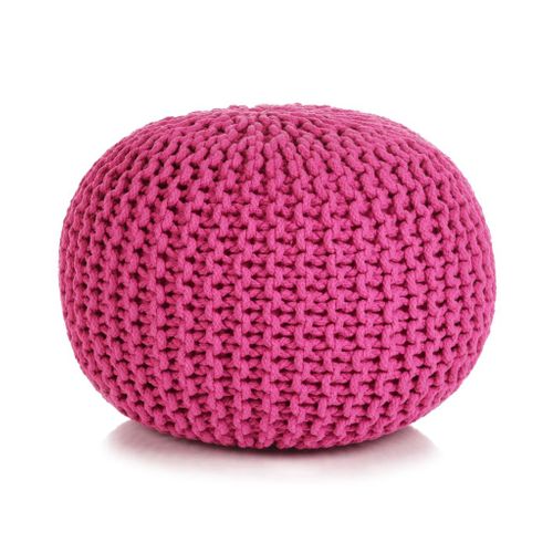 Sublime Pouf TricotÃ© Ã La M