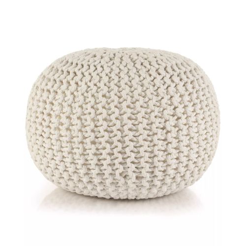 Moderne Pouf TricotÃ© Ã La M