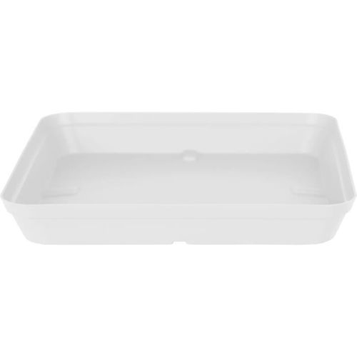 Soucoupe Carrée Capri 28 X 28 X H 4 Cm 2,7 L Blanc