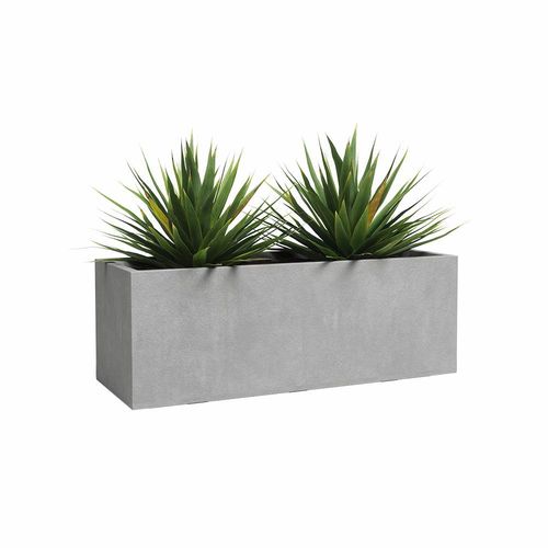 Jardiniere - Plastique - Gris Clair - 80 Cm - 57 L - Sydney -