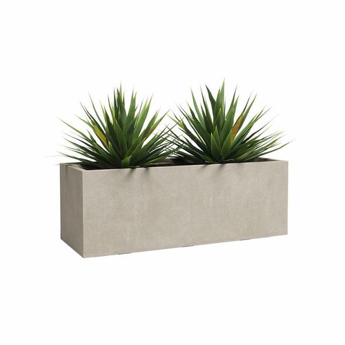 Jardiniere - Plastique - Creme - 80 Cm - 57 L - Sydney -
