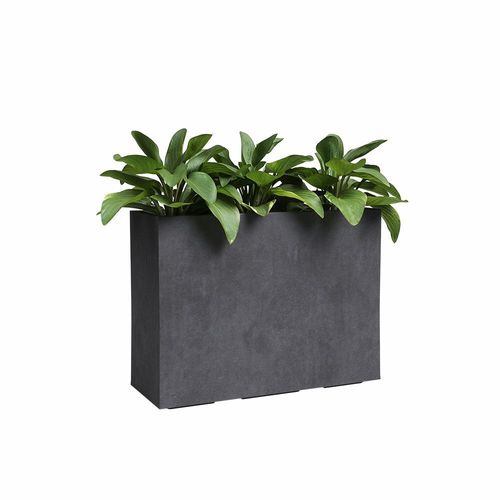Jardiniere - Plastique - Anthracite - 80 Cm - 50 L - Sydney -