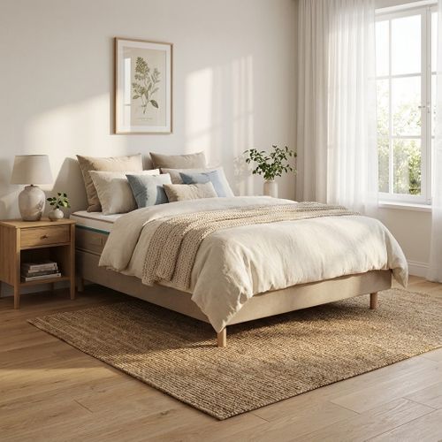 Matelas Ressorts Ensachés, 2 X 80x200cm, Matelas Spring Visco, Épaisseur 62cm