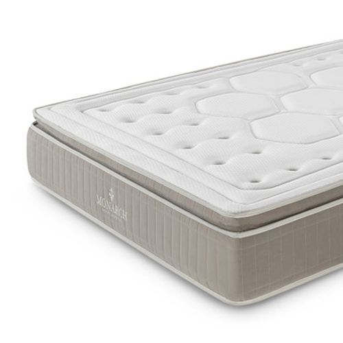 Matelas Ressorts Ensachés, 80x190cm, Deluxe Crown Avec Surmatelas Intégré, Épaisseur 28cm