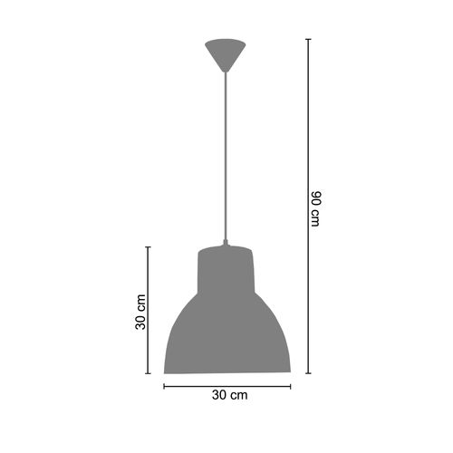 Suspension Tosel ,verre,jaune ,h90xd30x P 30cm
