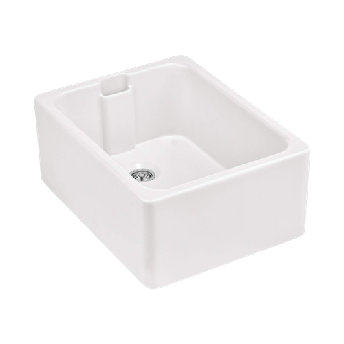 Évier Timbre D'office Céramique Sanindusa Belfast Blanc 1 Bac