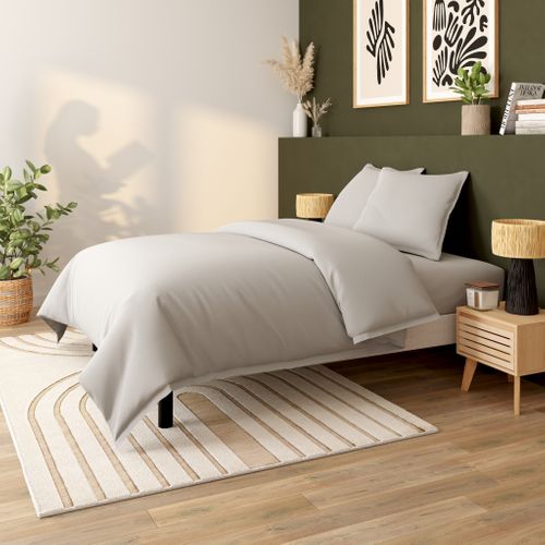 Parure grise 260x240 cm NUIT FAUBOURG IENA