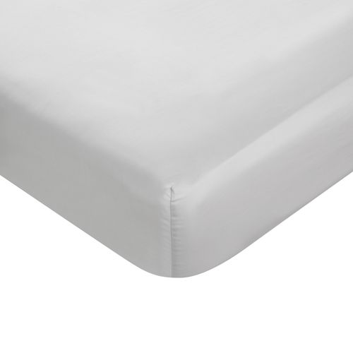 Drap housse gris 160x200 cm NUIT FAUBOURG IENA