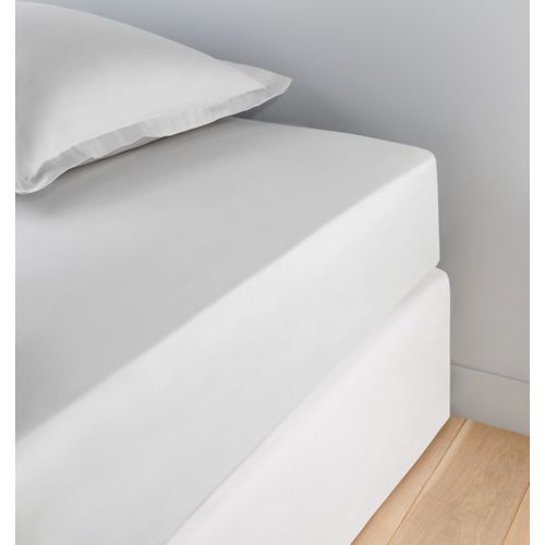 Drap housse gris 140x200 cm NUIT FAUBOURG IENA