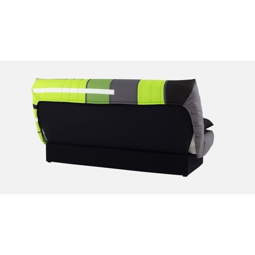 Banquette Clic-clac - 3 Places – Coton Piste Vert – 190 X 92 X 96 Cm – Dream