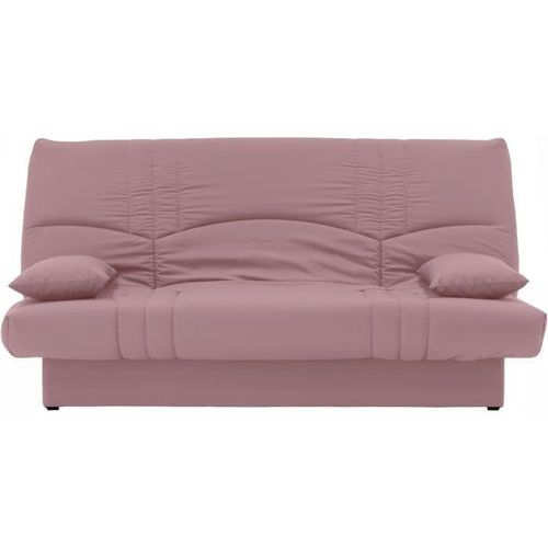 Banquette Clic Clac 3 Places - Tissu Rose -  Style Contemporain - L 190 X P92 Cm -