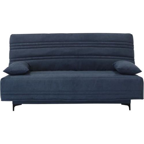 Banquette Clic Clac 3 Places - Tissu Bleu - L199 X P96 X 103 Cm - Kristen - Style Contemporain