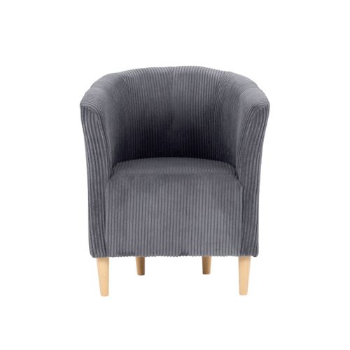 Fauteuil cabriolet MAUD II tissu lincoln gris foncé