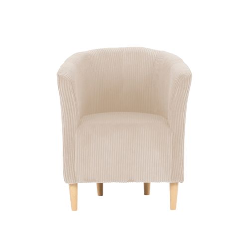 Fauteuil cabriolet MAUD II tissu lincoln beige