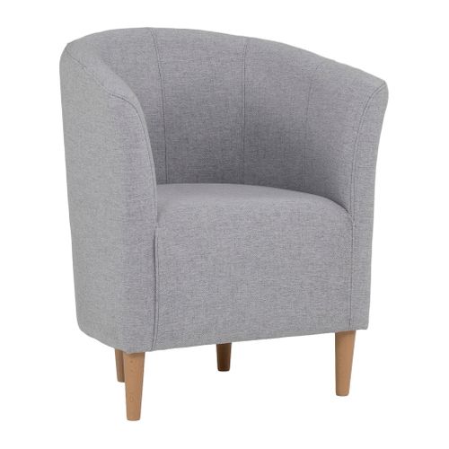 Fauteuil cabriolet MAUD II tissu neve gris clair