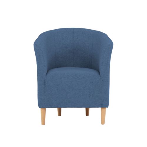 Fauteuil cabriolet MAUD II tissu neve bleu foncé