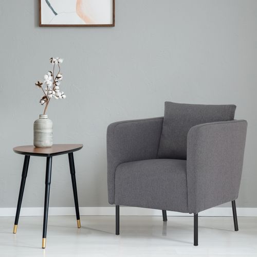 Fauteuil JIMI tissu anthracite