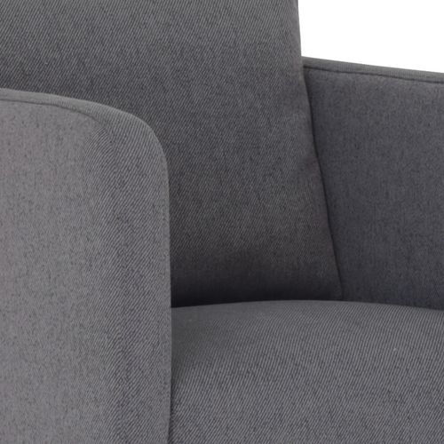 Fauteuil JIMI tissu anthracite