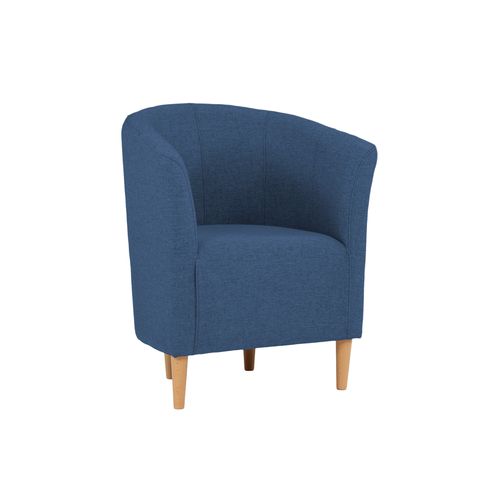 Fauteuil cabriolet MAUD II tissu neve bleu foncé