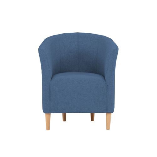 Fauteuil cabriolet MAUD II tissu neve bleu foncé