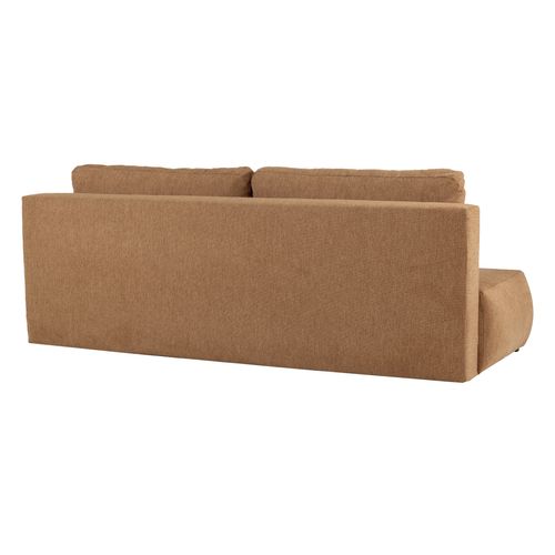 Banquette-lit ESMEE tissu terra cotta